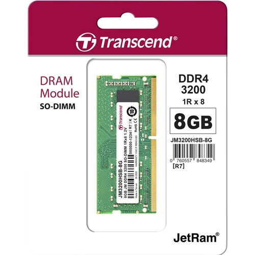 Transcend JM3200HSB DDR4-3200 Unbuffered SO-DIMM