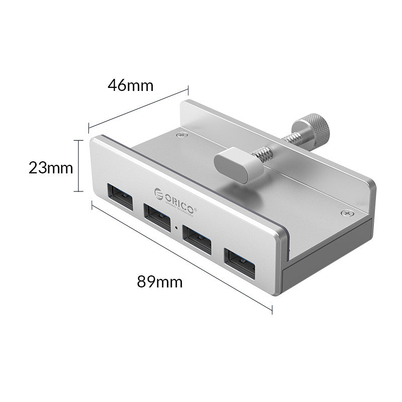 Orico Aluminum Alloy 4 Port USB3.0 Clip-type HUB
