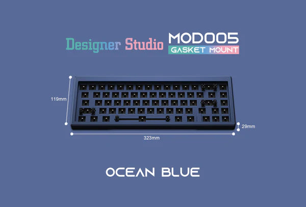 Akko MOD005 RGB Mechanical Keyboard Hot-Swappable DIY Kit Gasket Mount With 67-Key Layout