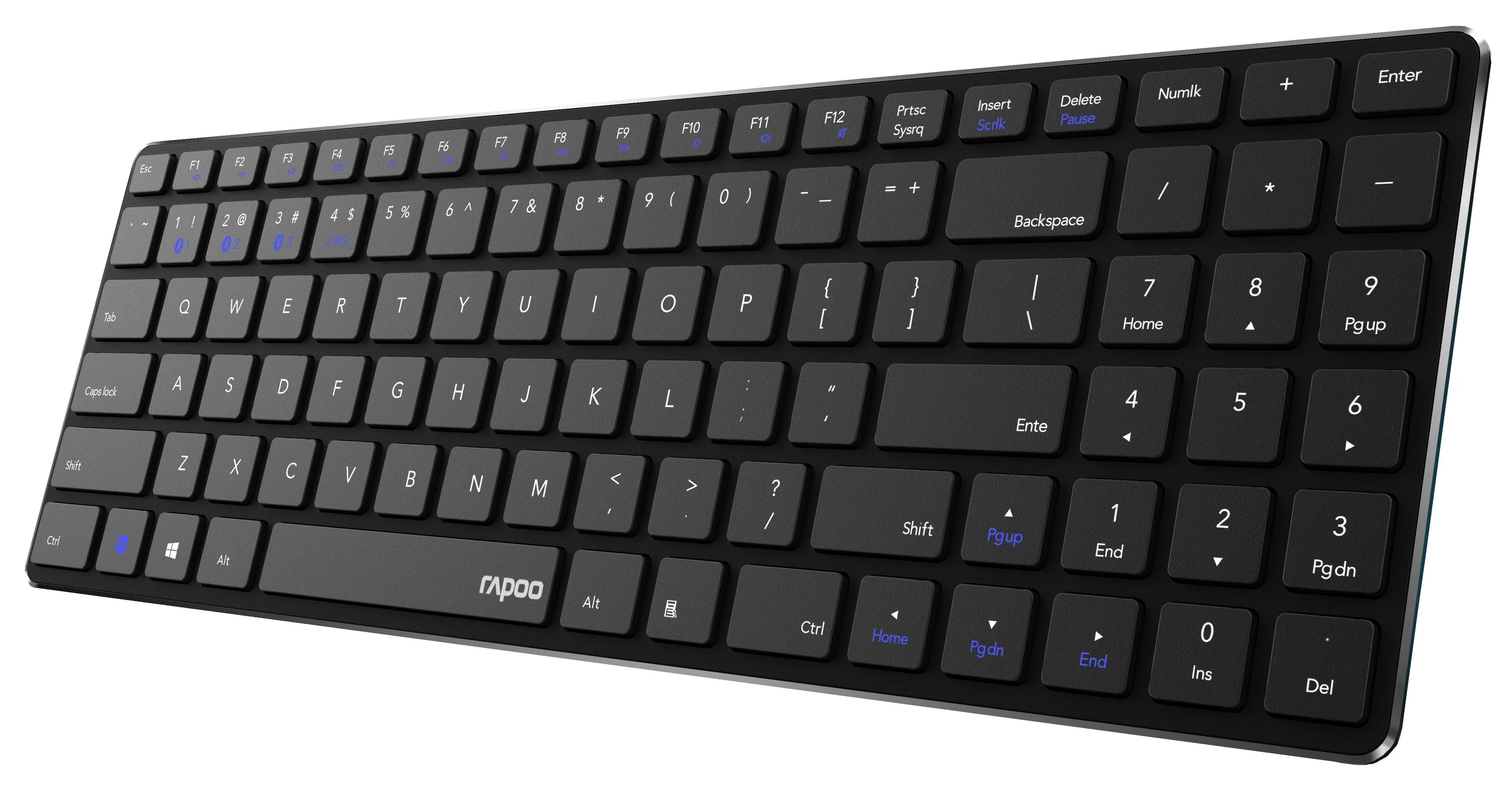 Rapoo E9100M Multi-mode Wireless Ultra-slim Keyboard