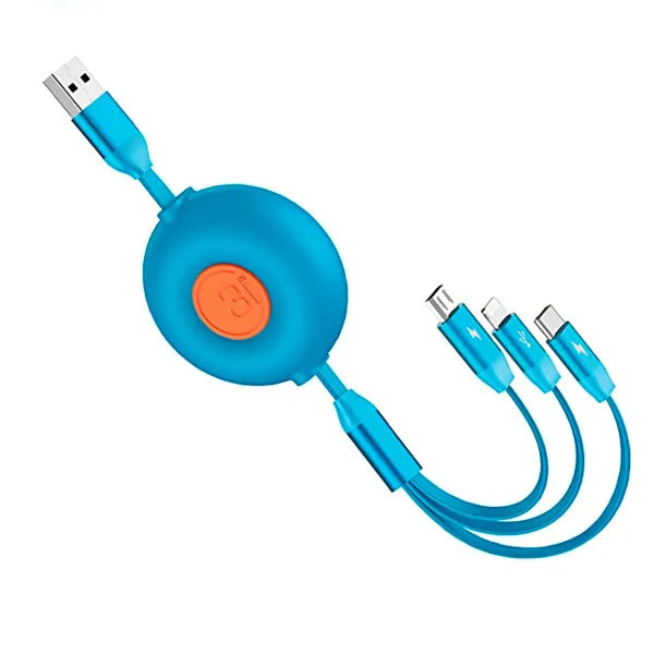 Rock Space G2 Retractable 3 IN 1 Cable