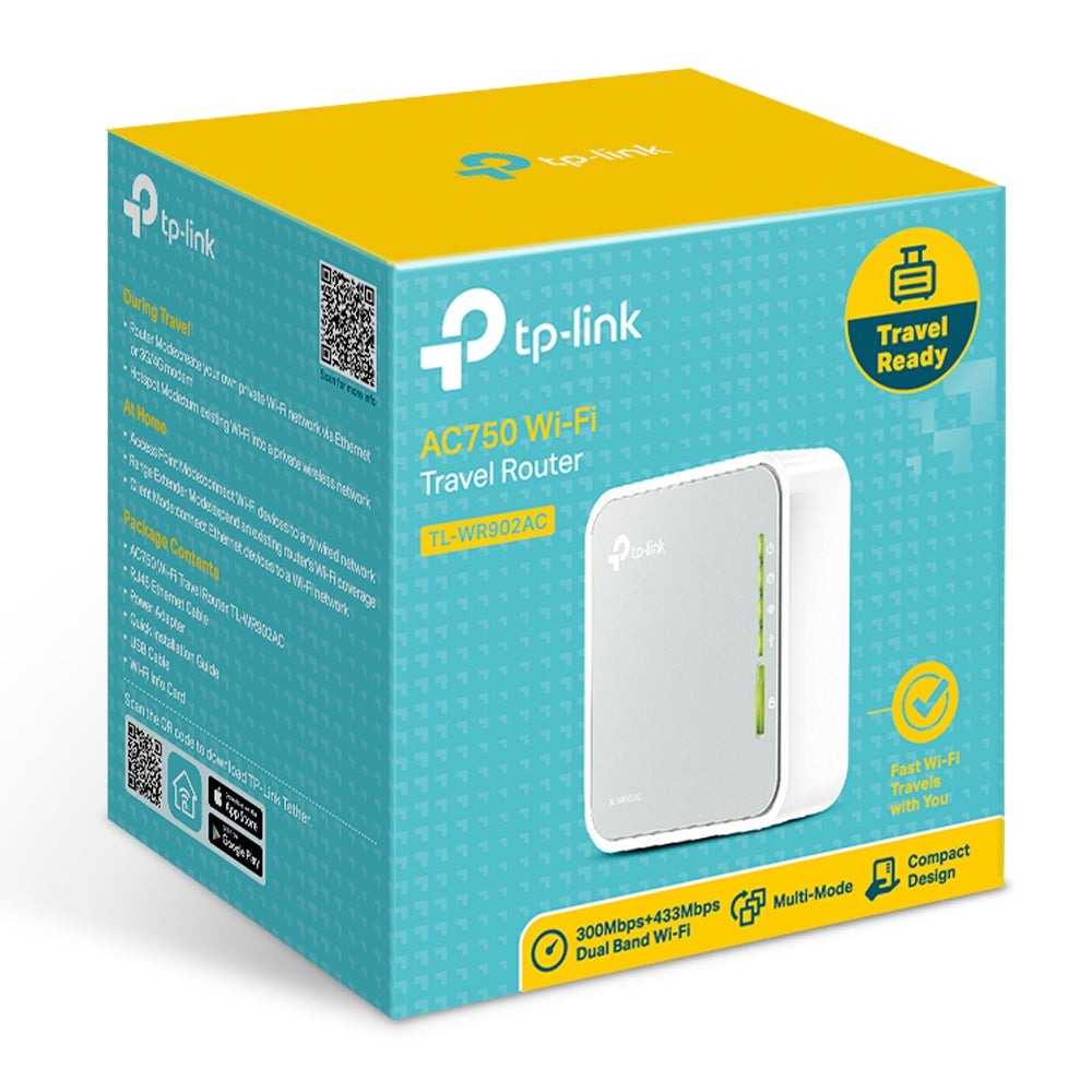 TP-Link AC750 Wireless Travel Router (TL-WR902AC)