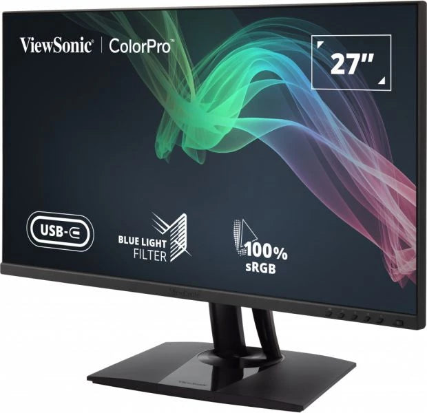 ViewSonic VP2756-2K 27" Factory Pre-Calibrated Monitor with 60W USB-C