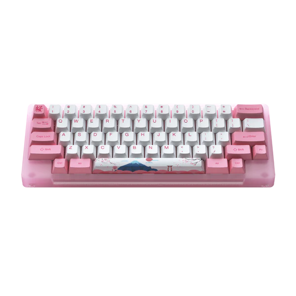 Akko ACR59 Combo RGB (SMD LED & UnderGlow) Hot-Swappable Acrylic Mechanical Keyboard World Tour Tokyo
