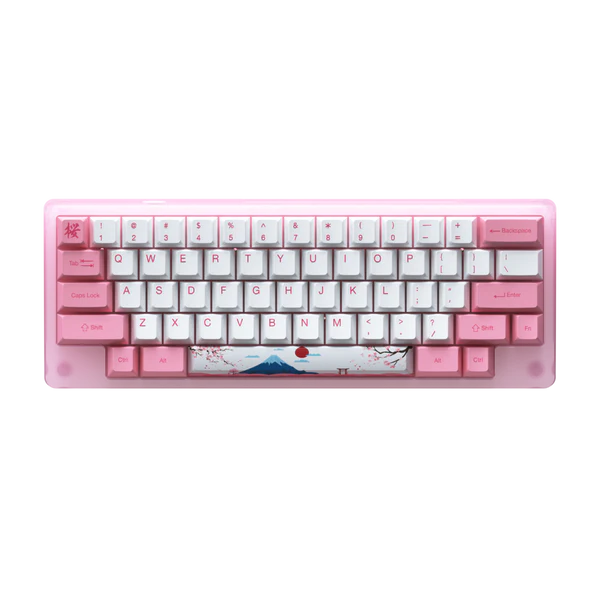 Akko ACR59 Combo RGB (SMD LED & UnderGlow) Hot-Swappable Acrylic Mechanical Keyboard World Tour Tokyo