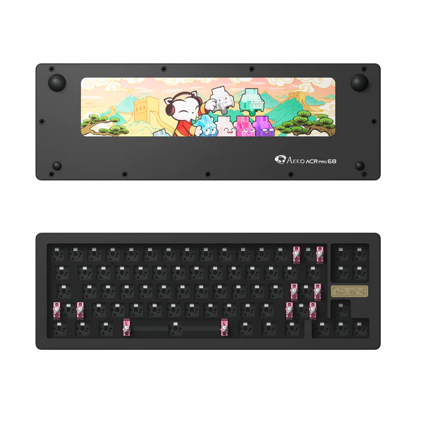 Akko ACR Pro 68 Barebone Custom Mechanical Keyboard Hot-Swappable DIY Kit Gasket Mount