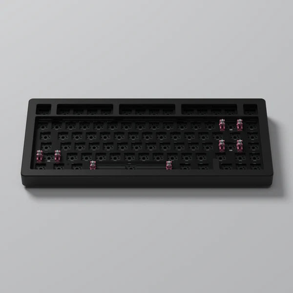 Akko ACR Pro 75 Barebone Custom Mechanical Keyboard Hot-Swappable DIY Kit Gasket Mount (Black-South Facing PCB)