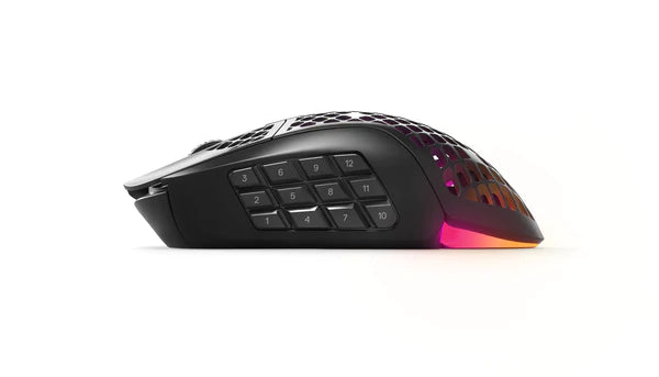 SteelSeries Aerox 9 Wireless Ultra Lightweight MMOMOBA Mouse (PN62618)