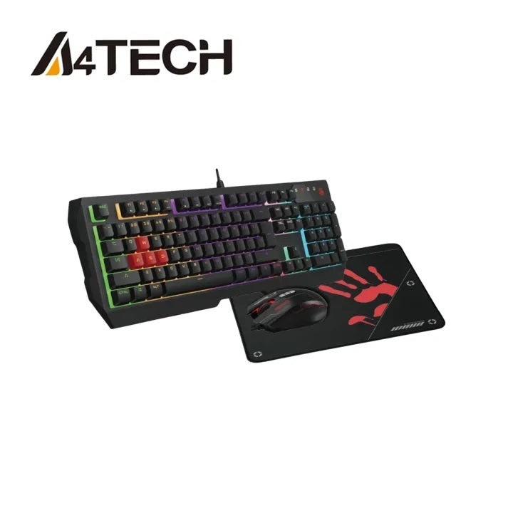 A4Tech B1700 Bloody USB Gaming Keyboard, Pad And Mouse Combo