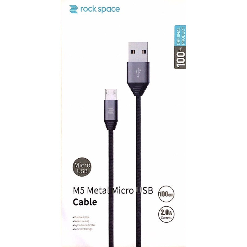 Rock Space M5 Metal Micro USB Cable