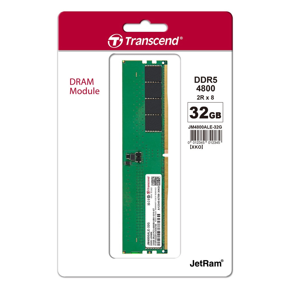 Transcend JM4800ALE DDR5-4800 Unbuffered Long-DIMM
