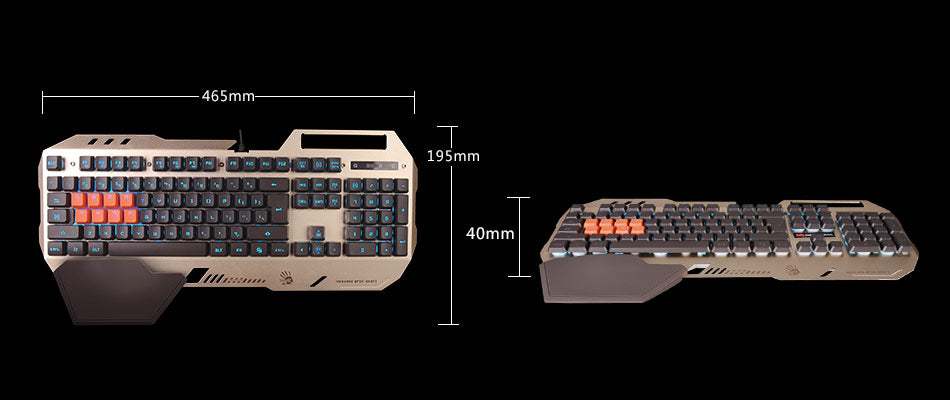 A4Tech Bloody B418 8 Light Strike Gaming Keyboard