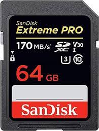 Sandisk Extreme Pro SD Memory Card