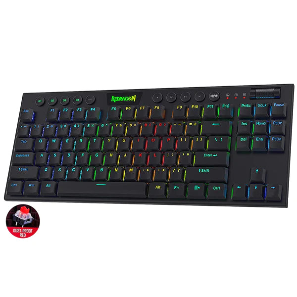 Redragon Horus TKL Wired RGB Mechanical Black Keyboard (K622-RGB)