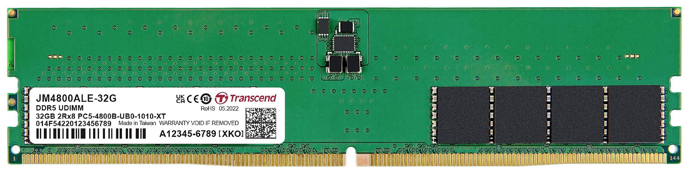 Transcend JM4800ALE DDR5-4800 Unbuffered Long-DIMM