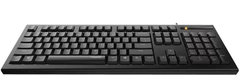 Rapoo Spill-Resistant Wired USB Desktop Keyboard
