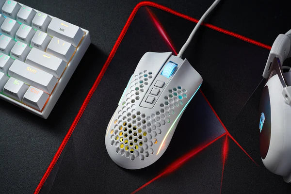 Redragon Storm Honeycomb RGB Gaming Mouse For Battlegrounds (M808W)