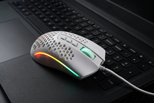 Redragon Storm Honeycomb RGB Gaming Mouse For Battlegrounds (M808W)