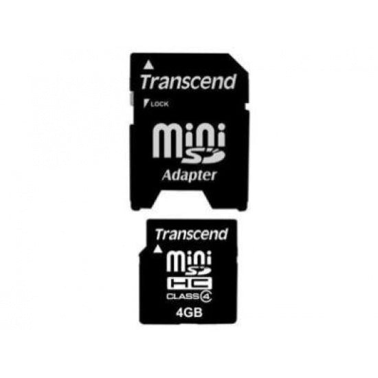 Transcend 4GB Mini SDHC Flash Card
