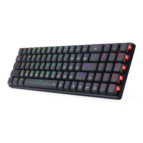 Redragon Ashe Wired 78-Key Low-Profile Mechanical Keyboard